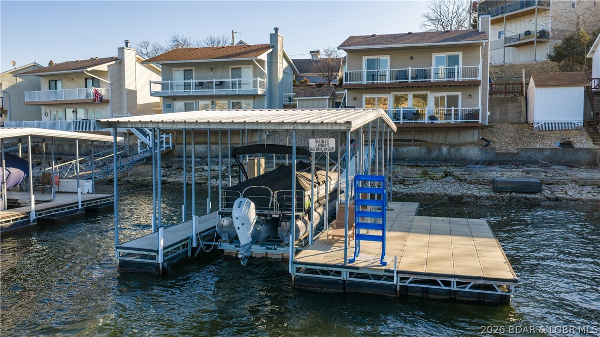 71 Ginger Point Lake Ozark, MO 65049 - Photo 1 of 1 Lakefront home with private dock at the 3MM of Lak