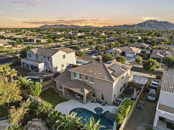 an aerial view of a city with lots of residential buildings