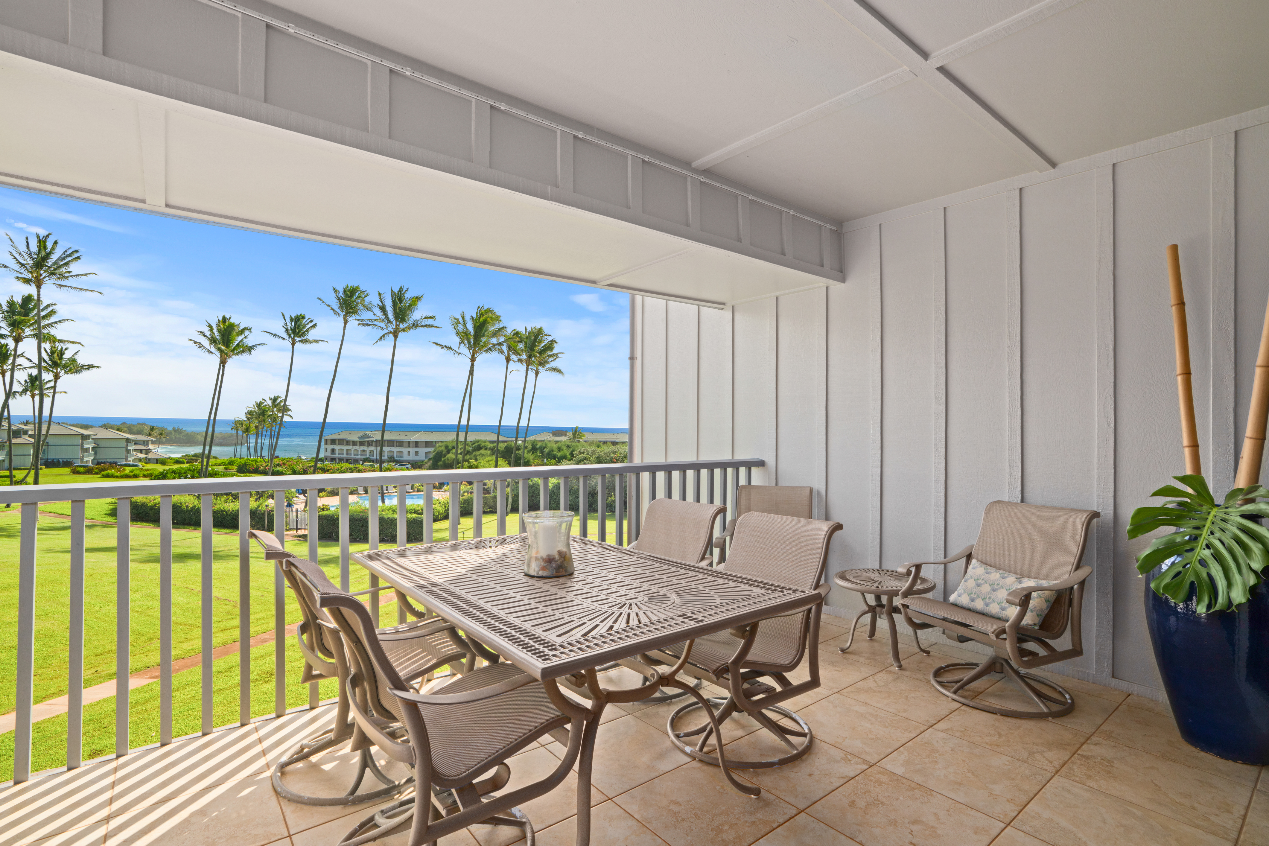 1565 Pe'e Road, Unit 125 Koloa, HI 96756 - Photo 19 of 20 a view of a chairs and table in patio