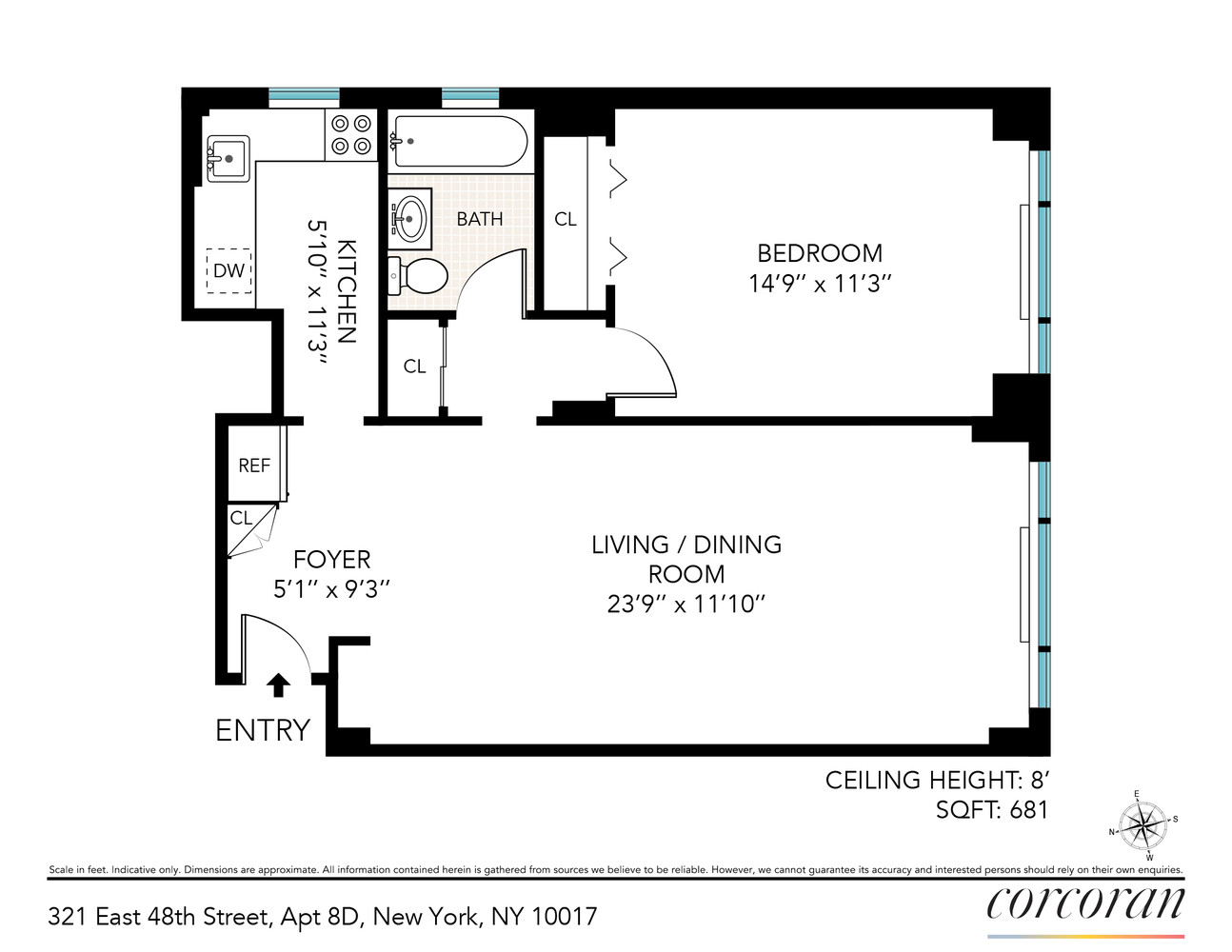 321 East 48th Street, Unit 8D Manhattan, NY 10017 - Photo 7 of 7