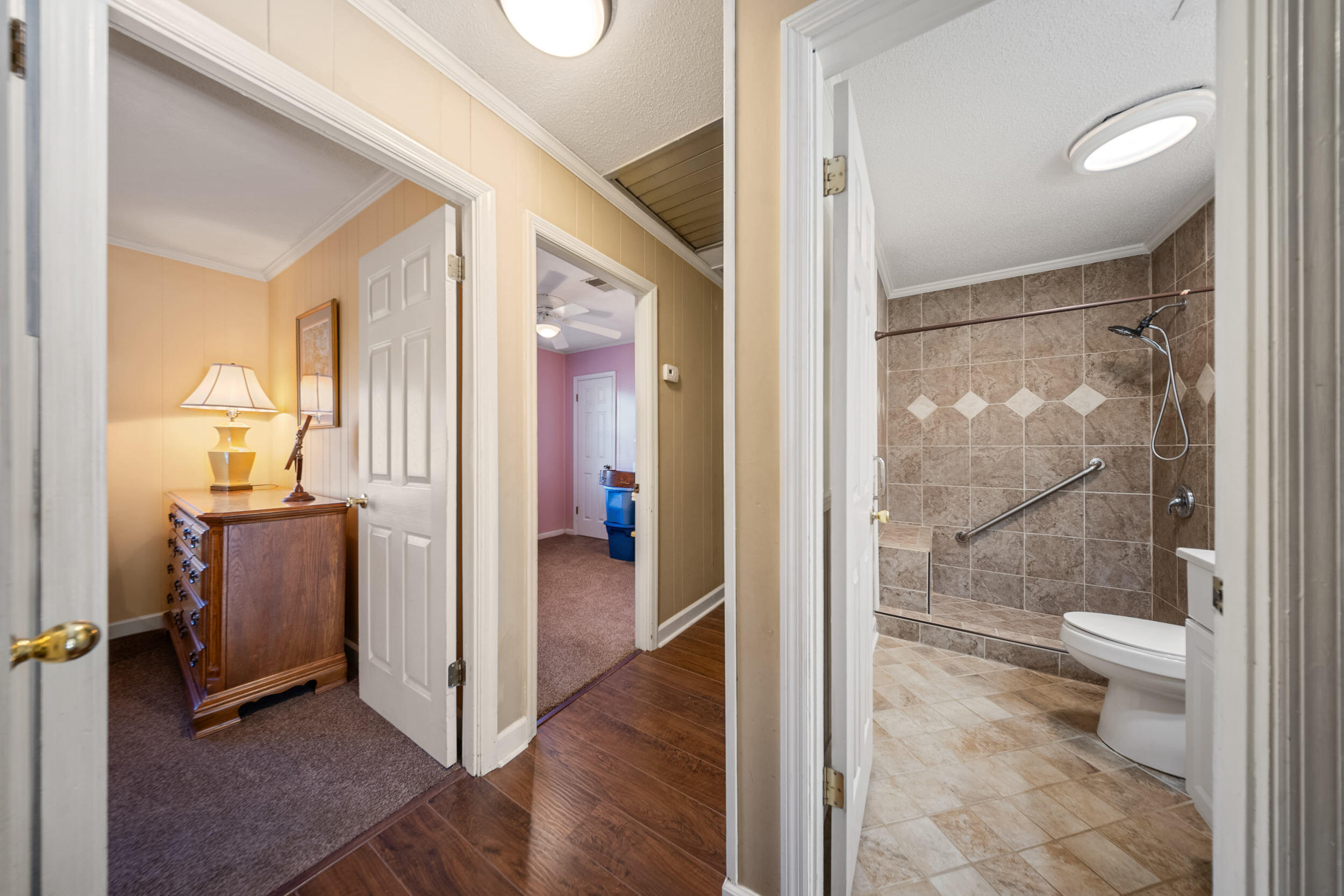 157 State Rd S-5-452 Bamberg, SC 29003 - Photo 17 of 29 157 Charles St hallway with bathroom and