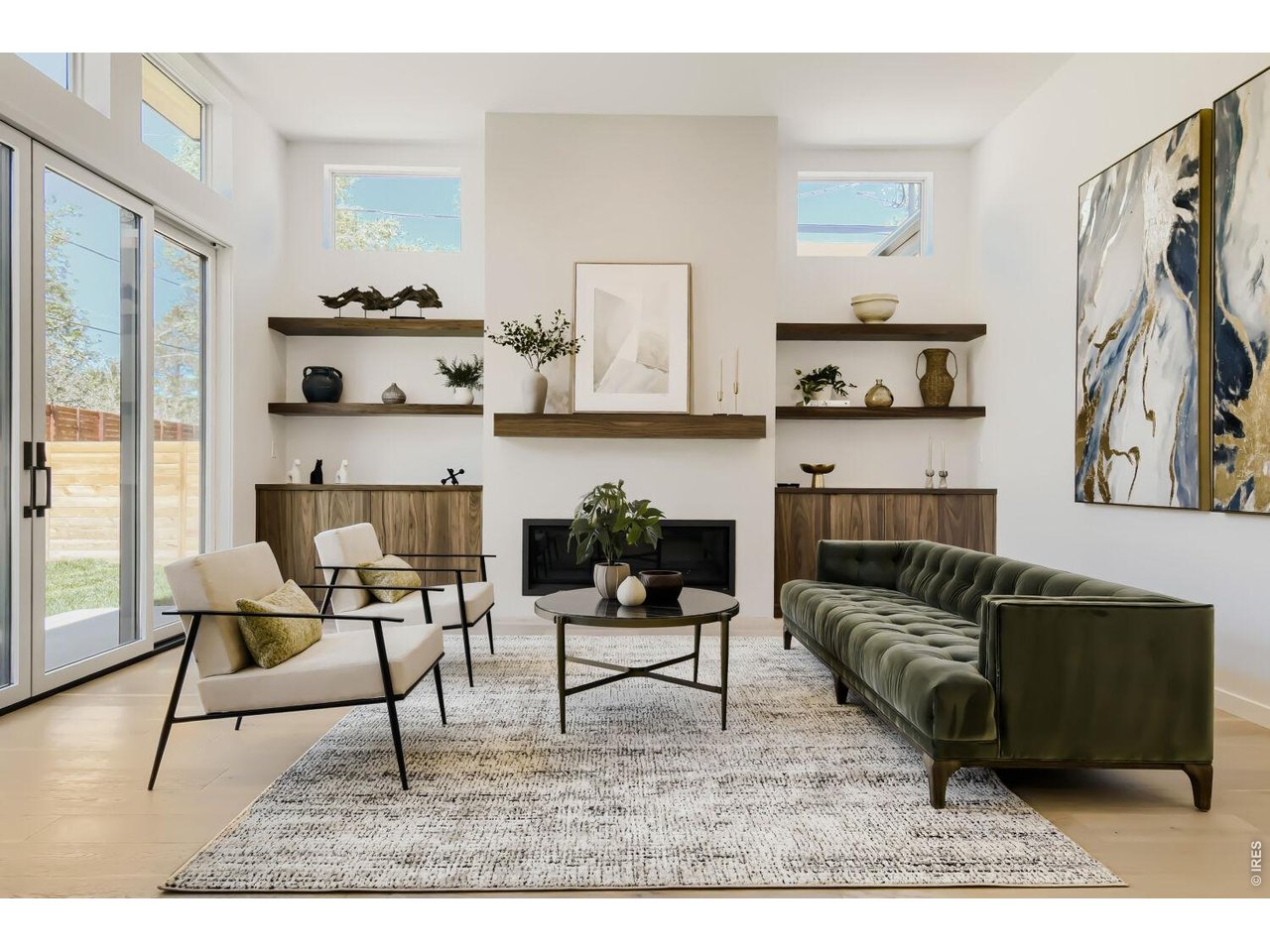 1365 Georgetown Road Boulder, CO 80305 - Photo 13 of 47 Airy living room with 11' ceilings