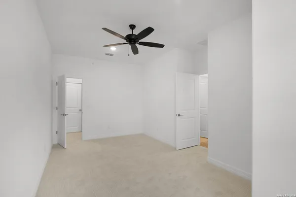 a view of an empty room