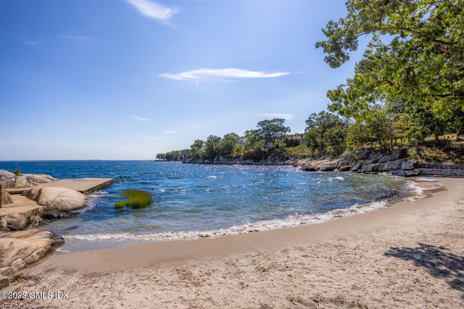 Great Island Darien, CT 06820 - Photo 14 of 16 a view of a backyard of the house