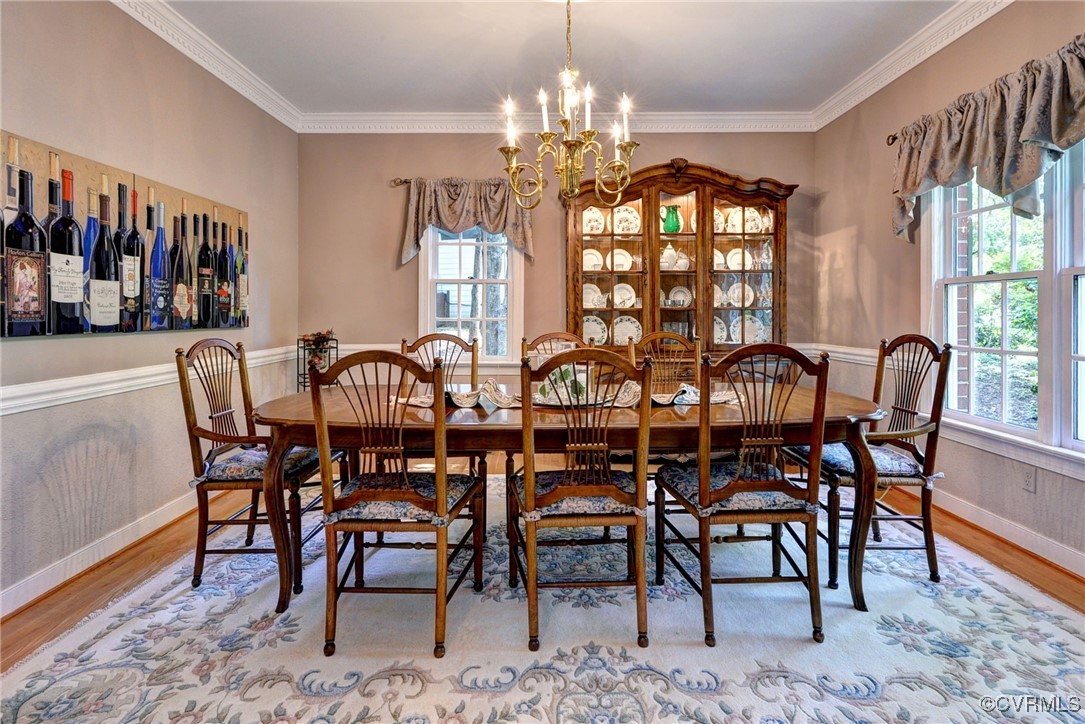 7 Hague Close Williamsburg, VA 23185 - Photo 24 of 50 a view of a dining room with furniture window and wooden floor
