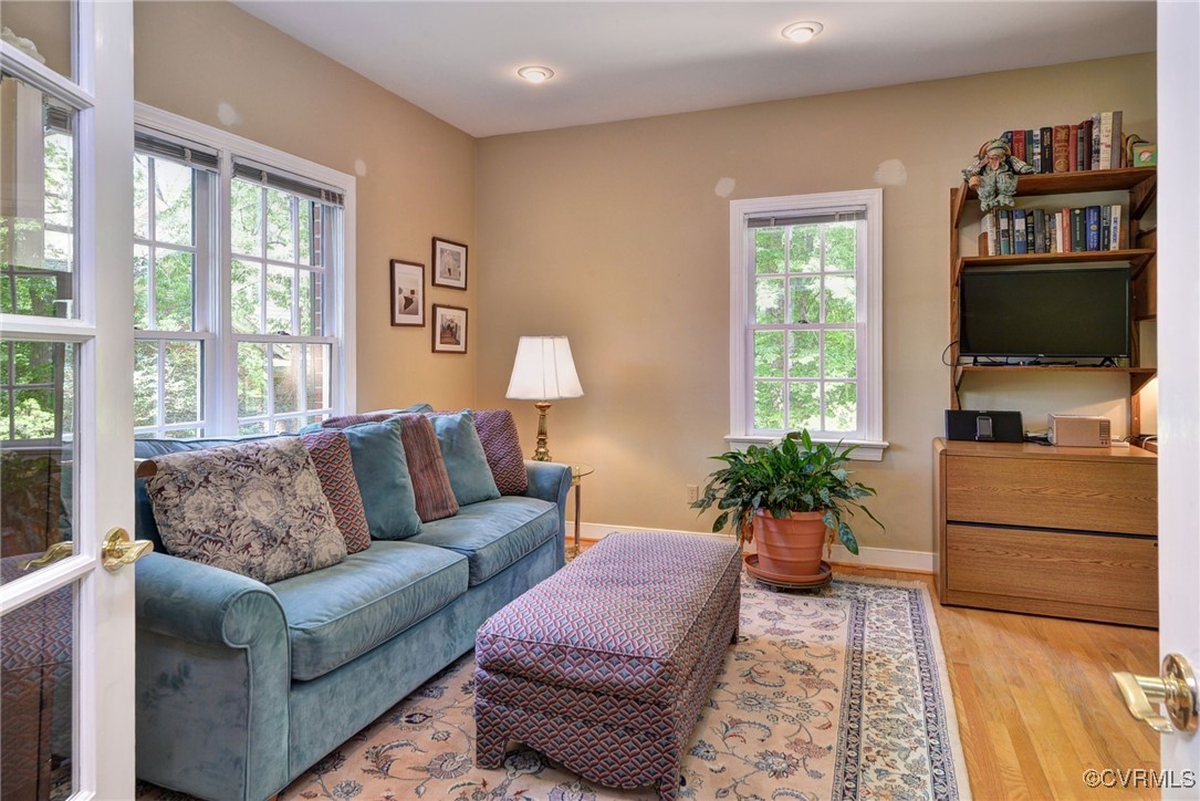 7 Hague Close Williamsburg, VA 23185 - Photo 7 of 50 a living room with furniture and a flat screen tv