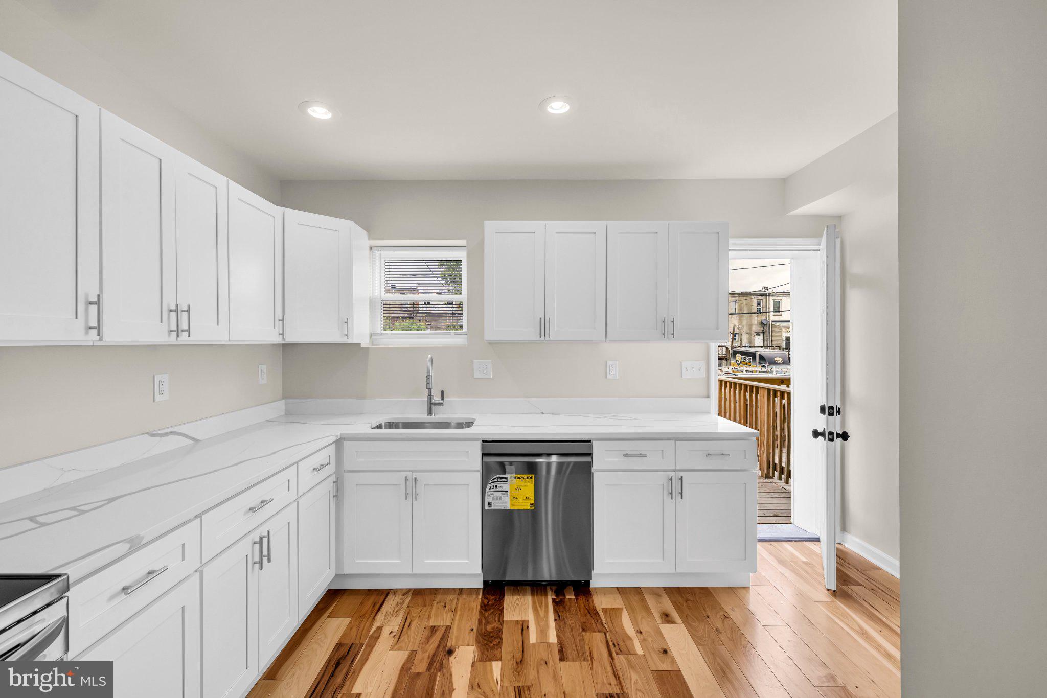 1622 Hazel Street Baltimore, MD 21226 - Photo 8 of 40 Bright and airy modern kitchen space.