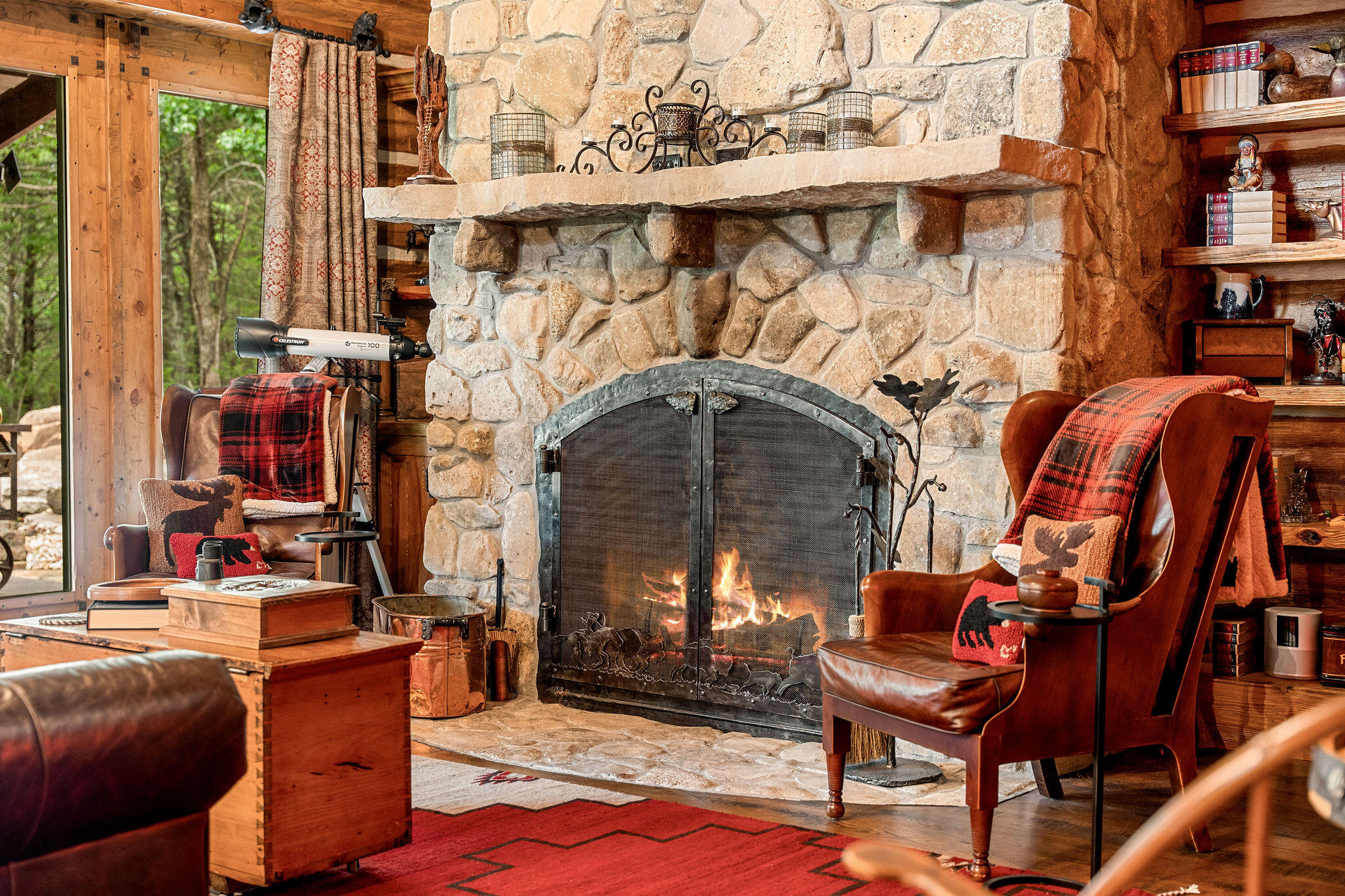 3380 Victor Church Road Branson, MO 65616 - Photo 9 of 42 Stunning Stone Fireplace