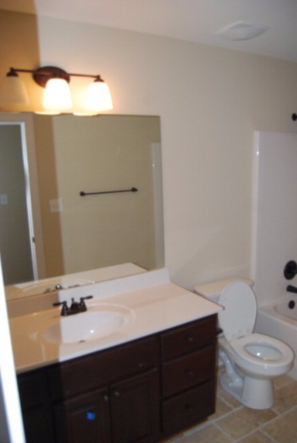 92 Carters Way Forsyth, GA 31029 - Photo 19 of 21 a bathroom with a sink vanity mirror and toilet