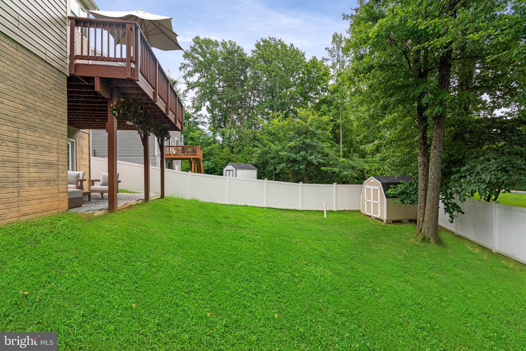 51 Hampton Park Road Stafford, VA 22554 - Photo 49 of 55 Backyard with shed (VS)