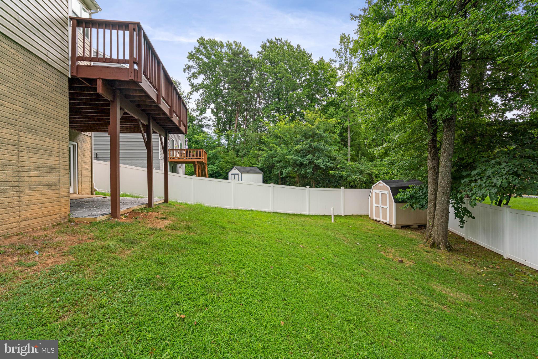 51 Hampton Park Road Stafford, VA 22554 - Photo 50 of 55 Backyard with shed