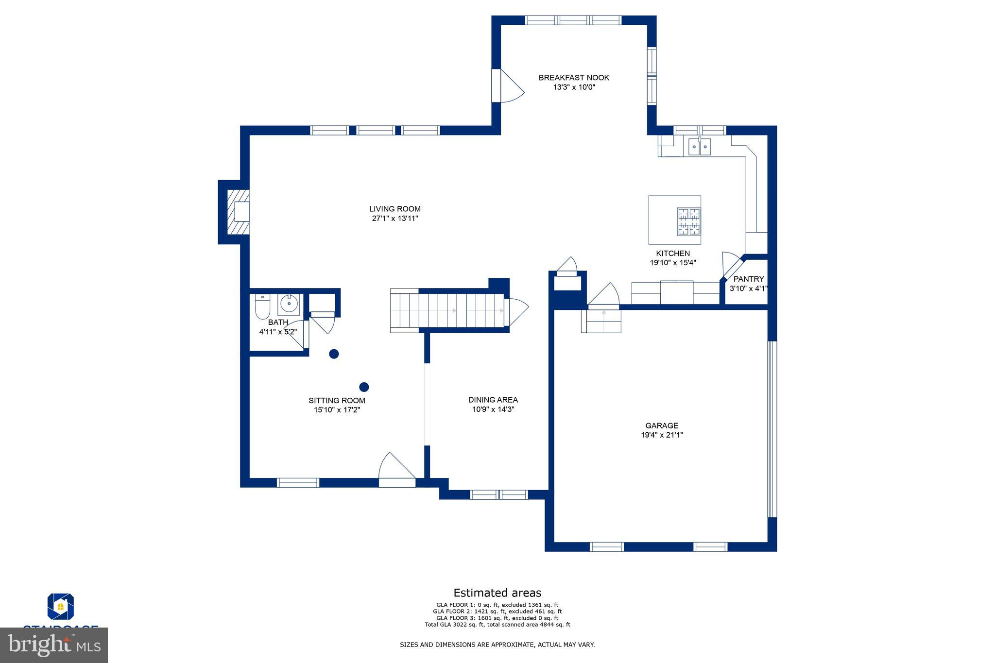 51 Hampton Park Road Stafford, VA 22554 - Photo 53 of 55 Main Level Floor Plan