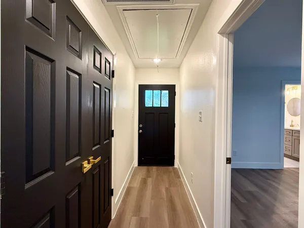 a view of a hallway