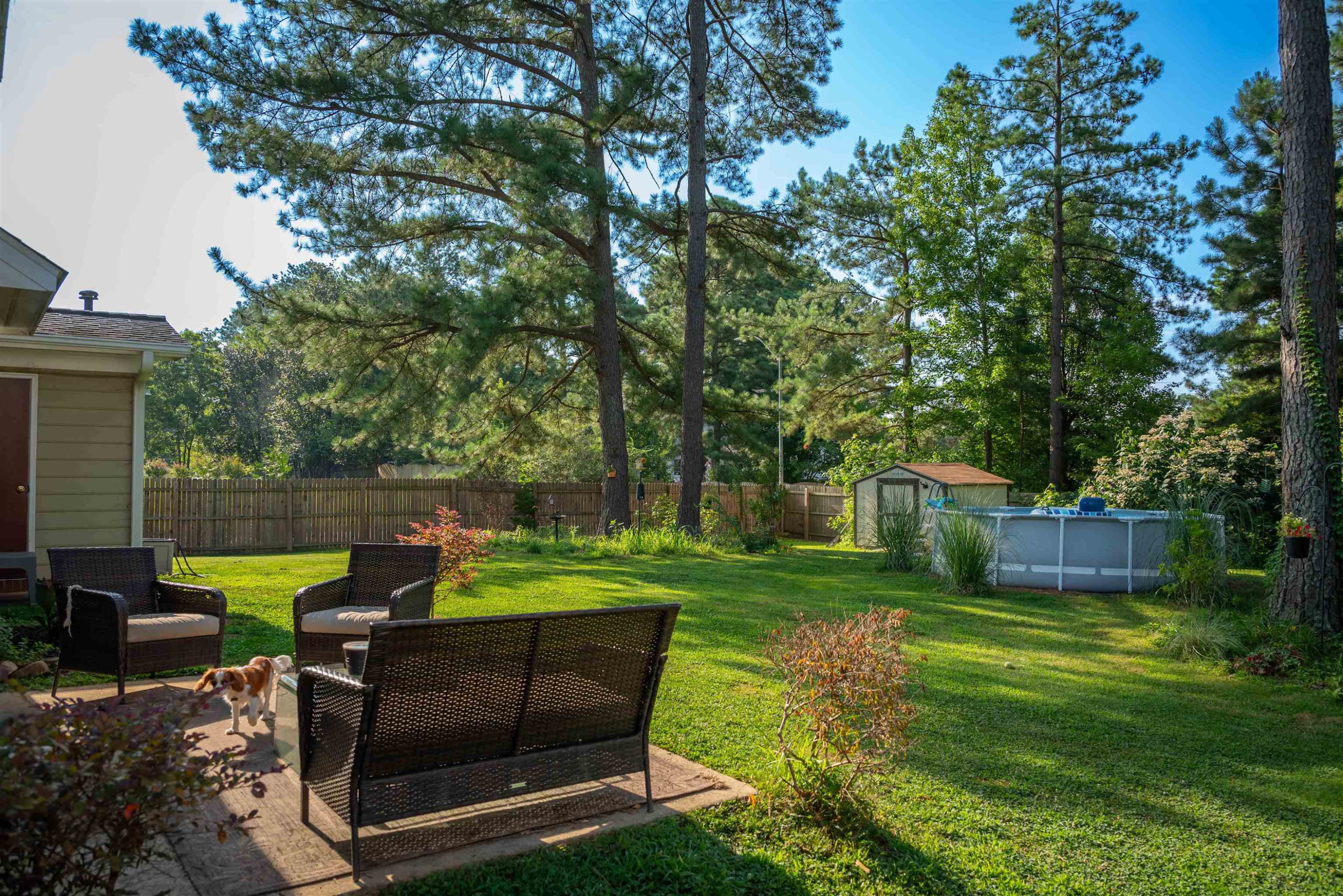 1301 Buckhorn Road Garner, NC 27529 - Photo 22 of 24 a garden view with a seating space