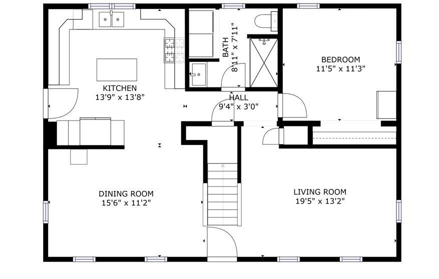 127 Sunset Road Springvale, ME 04083 - Photo 33 of 34 Floorplan 1- sunset