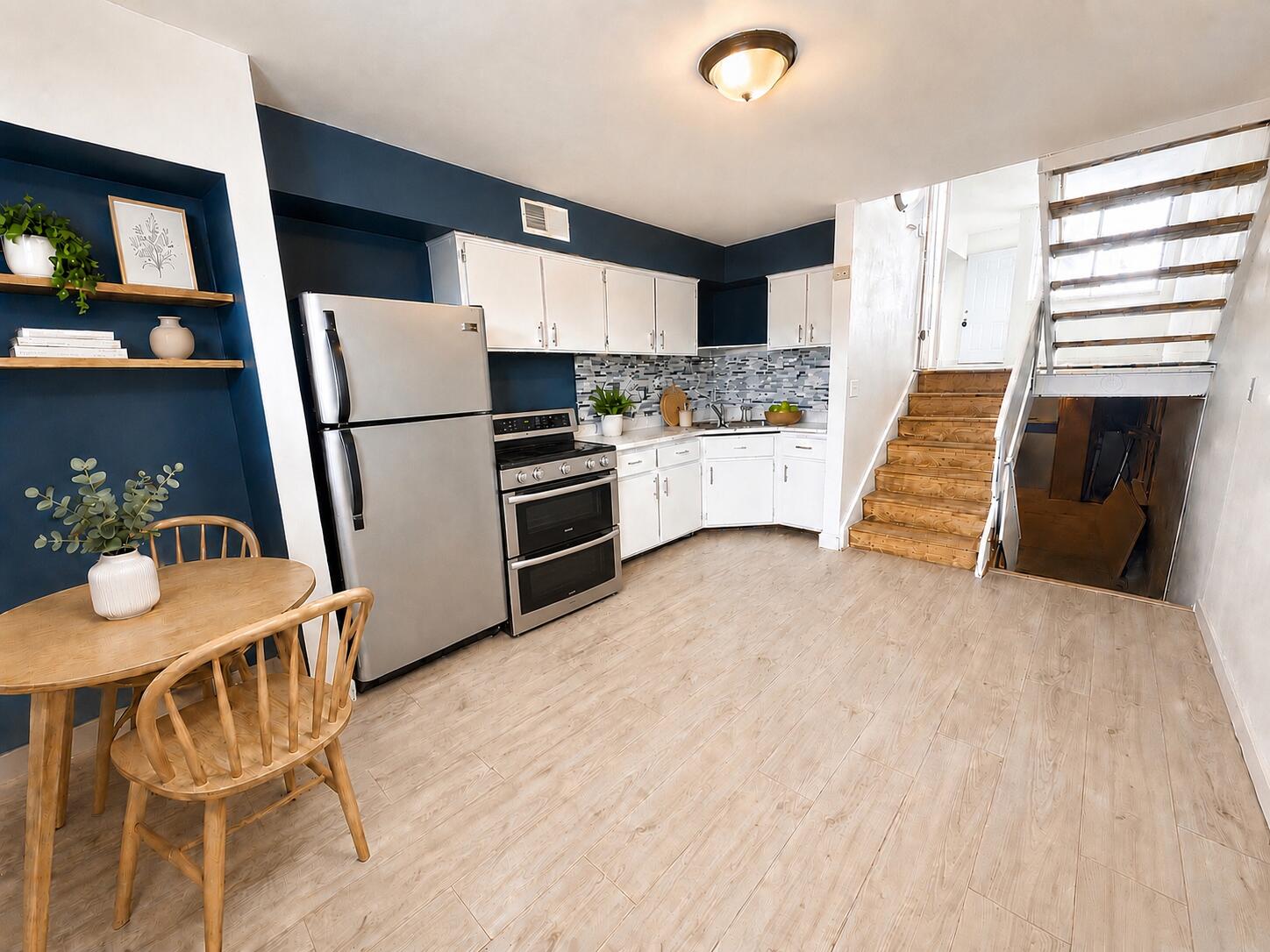 8877 North Swan Road, Unit J Milwaukee, WI 53224 - Photo 2 of 9 Kitchen Virtually Staged
