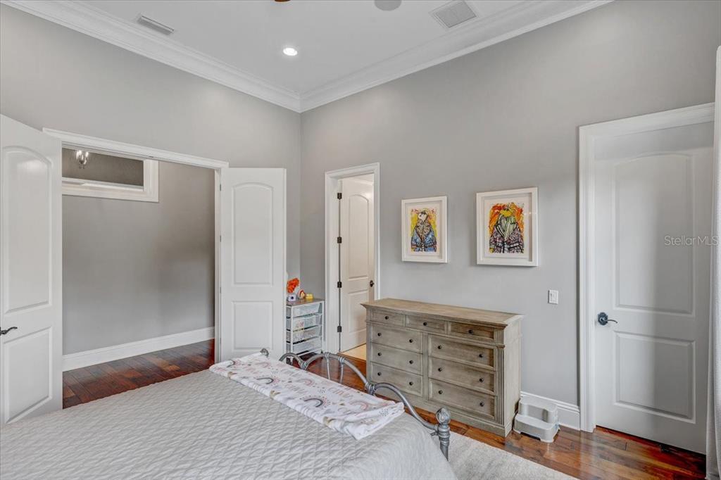 2620 Tylers Riv Run Lutz, FL 33559 - Photo 46 of 87 a bedroom with a bed and a mirror