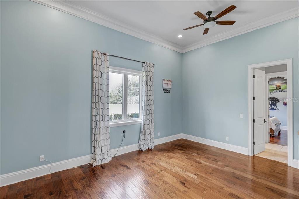 2620 Tylers Riv Run Lutz, FL 33559 - Photo 54 of 87 a view of empty room with wooden floor and fan