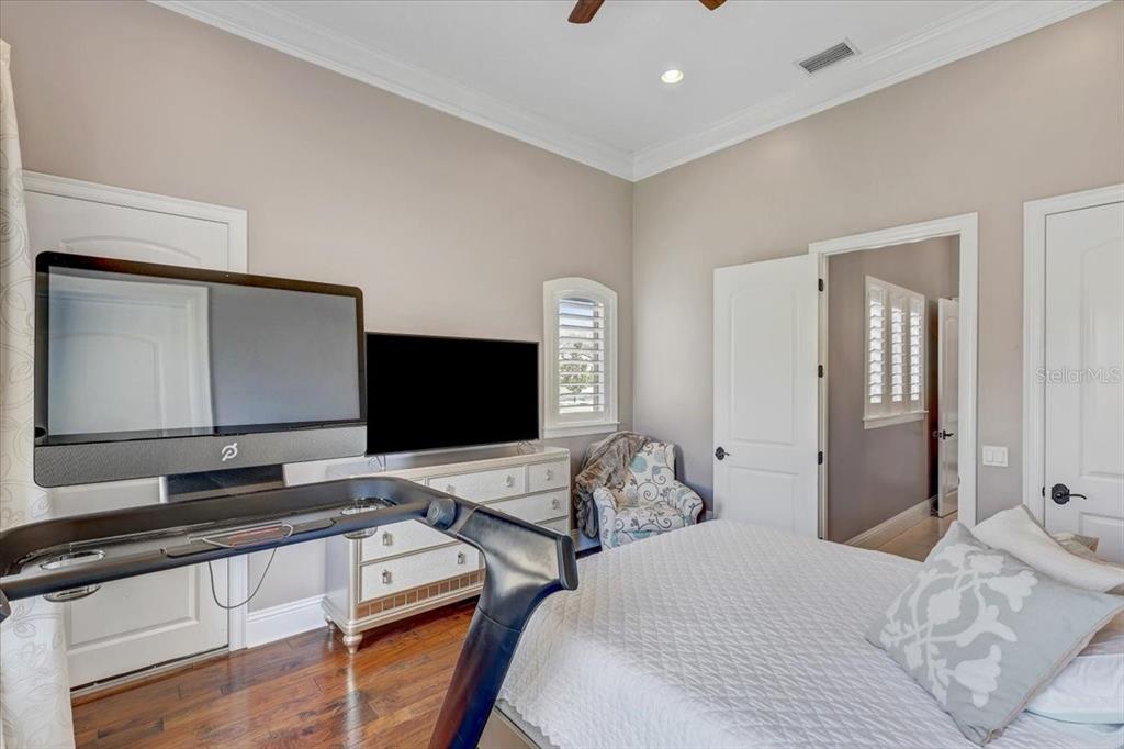 2620 Tylers Riv Run Lutz, FL 33559 - Photo 65 of 87 a bedroom with bed and a flat screen tv