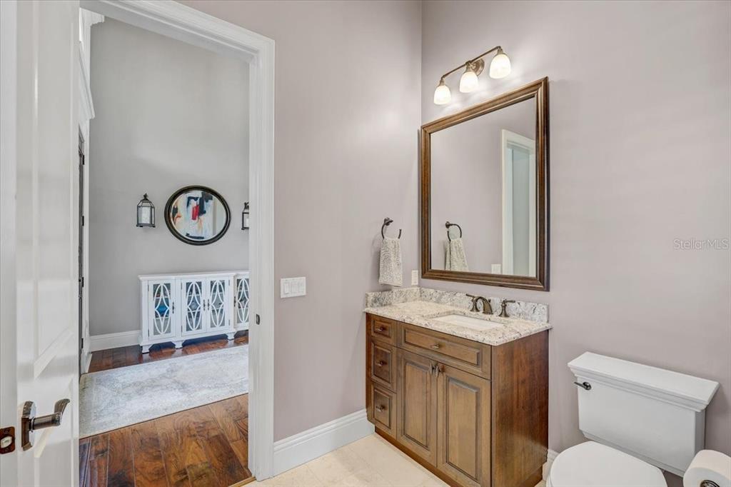 2620 Tylers Riv Run Lutz, FL 33559 - Photo 68 of 87 a bathroom with a toilet a sink and a mirror