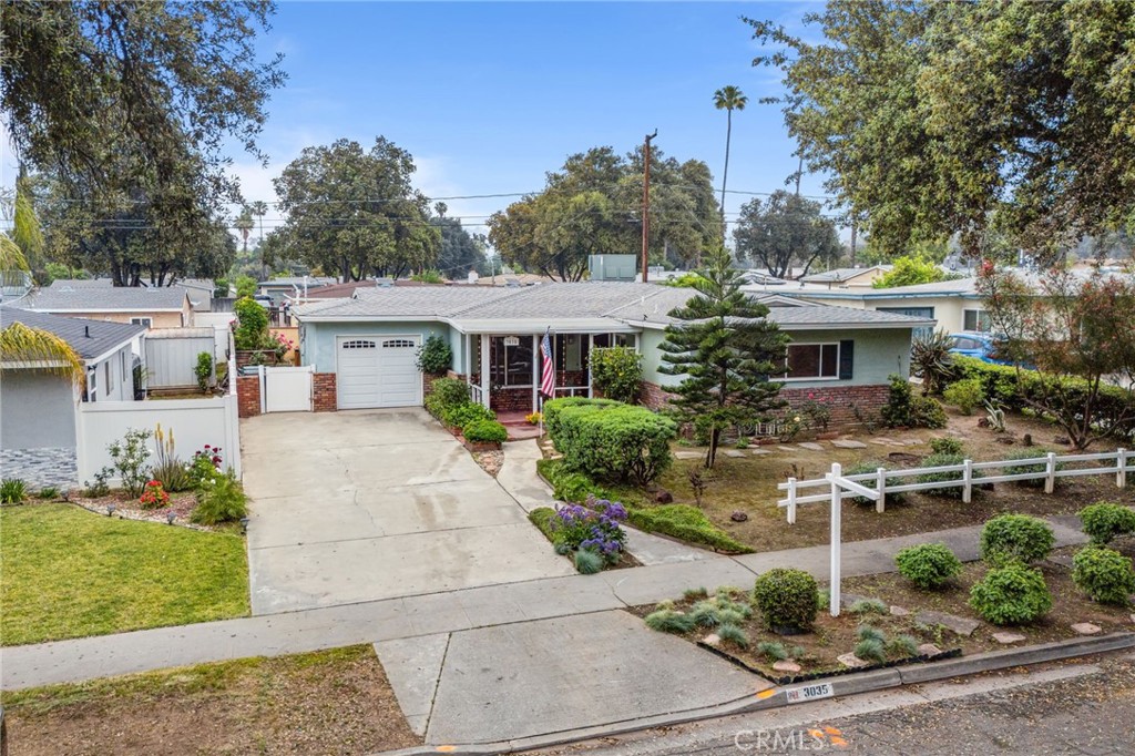 3035 Priscilla Street Riverside, CA 92506 - Photo 45 of 45 a front view of a house with garden