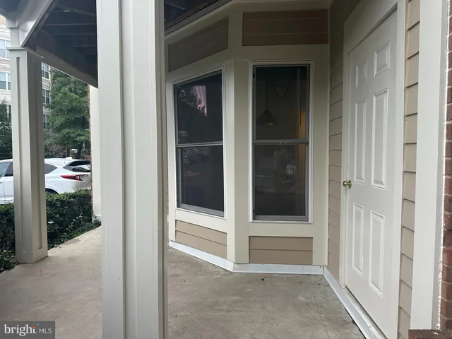 a view of front door