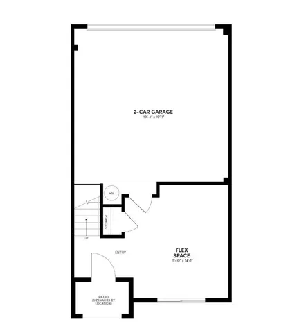 a picture of a floor plan