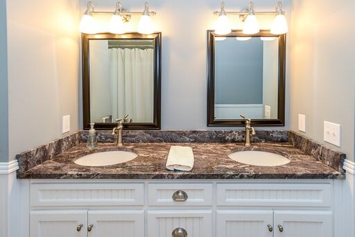 228 Wabash Road Fayetteville, TN 37334 - Photo 15 of 50 a bathroom with double vanity sinks and a mirror