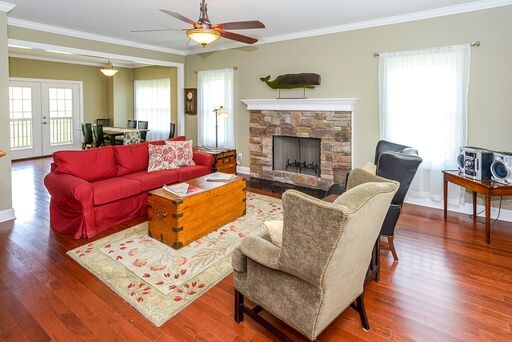 228 Wabash Road Fayetteville, TN 37334 - Photo 20 of 50 a living room with furniture and a fireplace