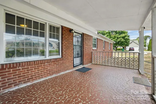 a view of front door