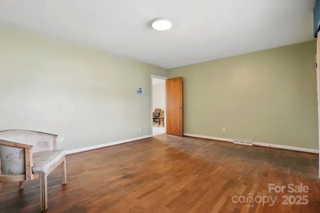 wooden floor in a room