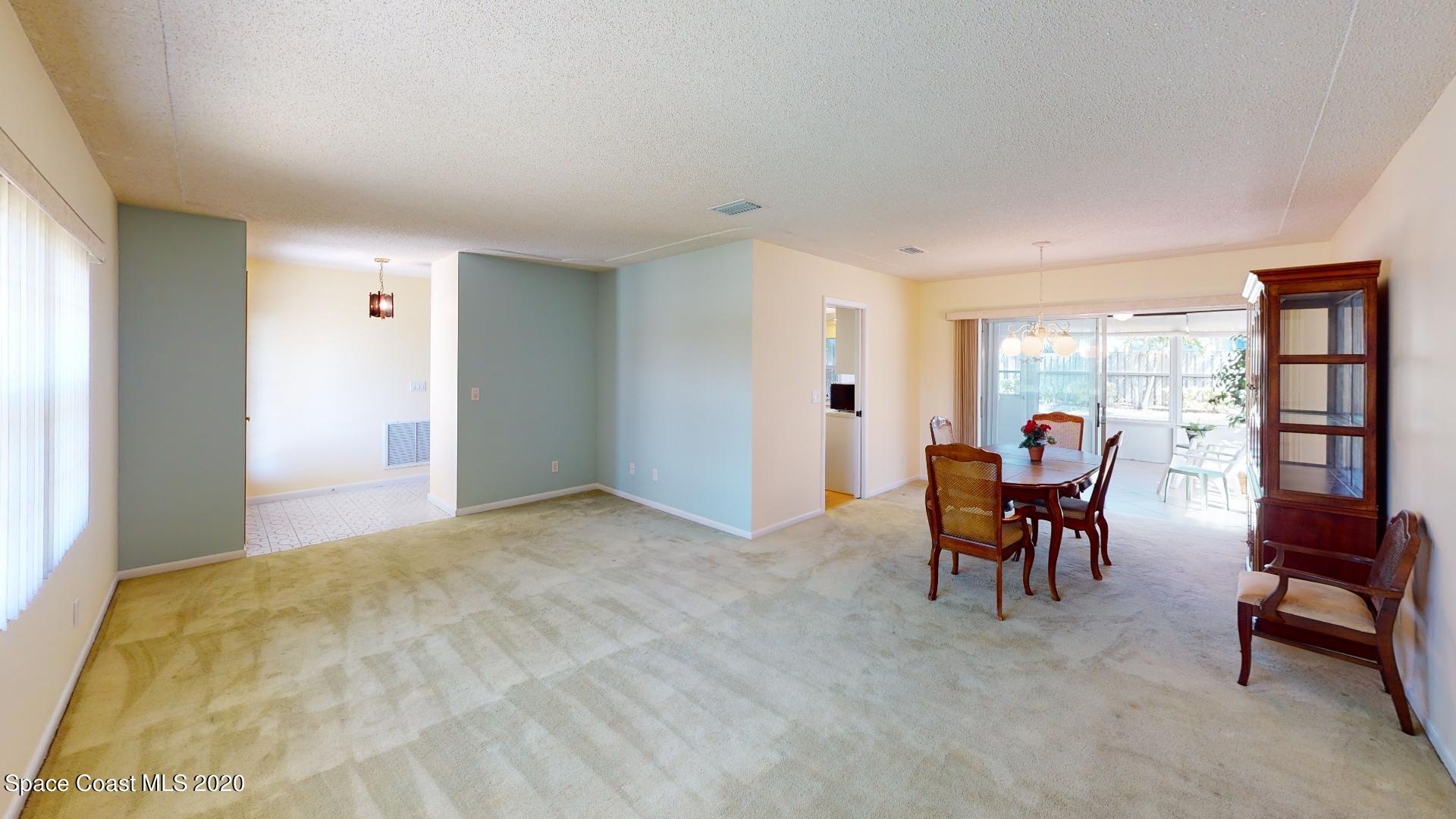 645 Bimini Road Satellite Beach, FL 32937 - Photo 4 of 29 entry, livingroom, dining room