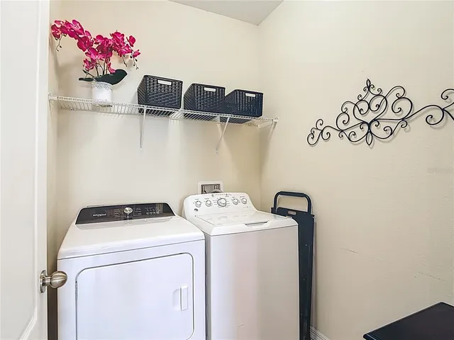 a view of a swimming pool with a porch