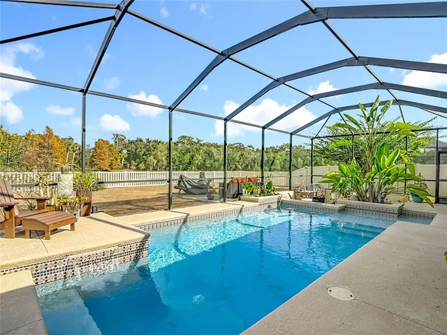 a outdoor view with a sitting space