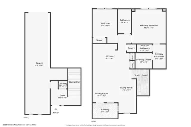 $3,975 | 605 El Camino Real, Redwood City, CA 94063
