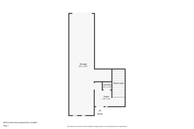 $3,975 | 605 El Camino Real, Redwood City, CA 94063