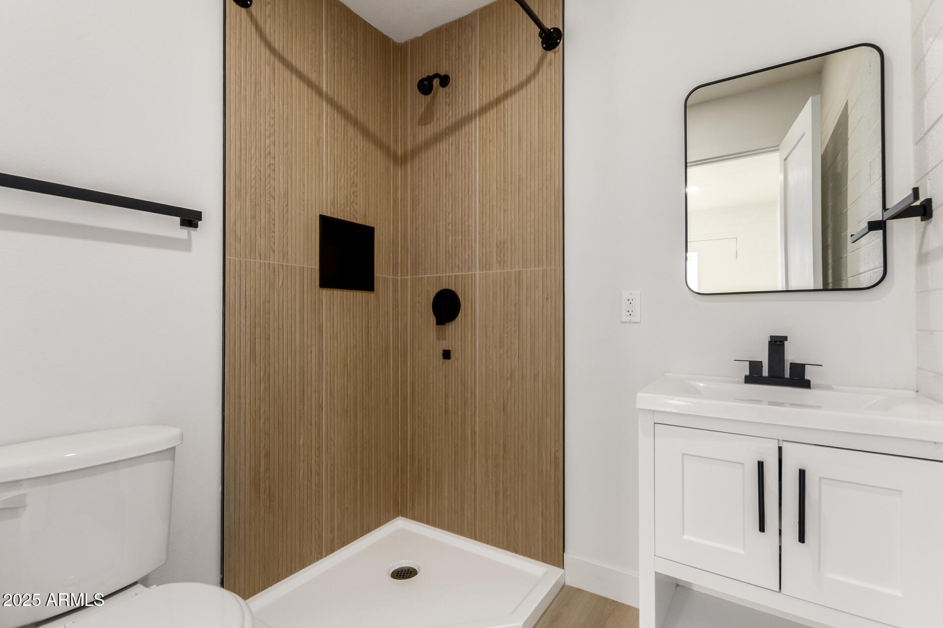 443 North Sycamore Mesa, AZ 85201 - Photo 35 of 42 a bathroom with a sink a toilet and shower