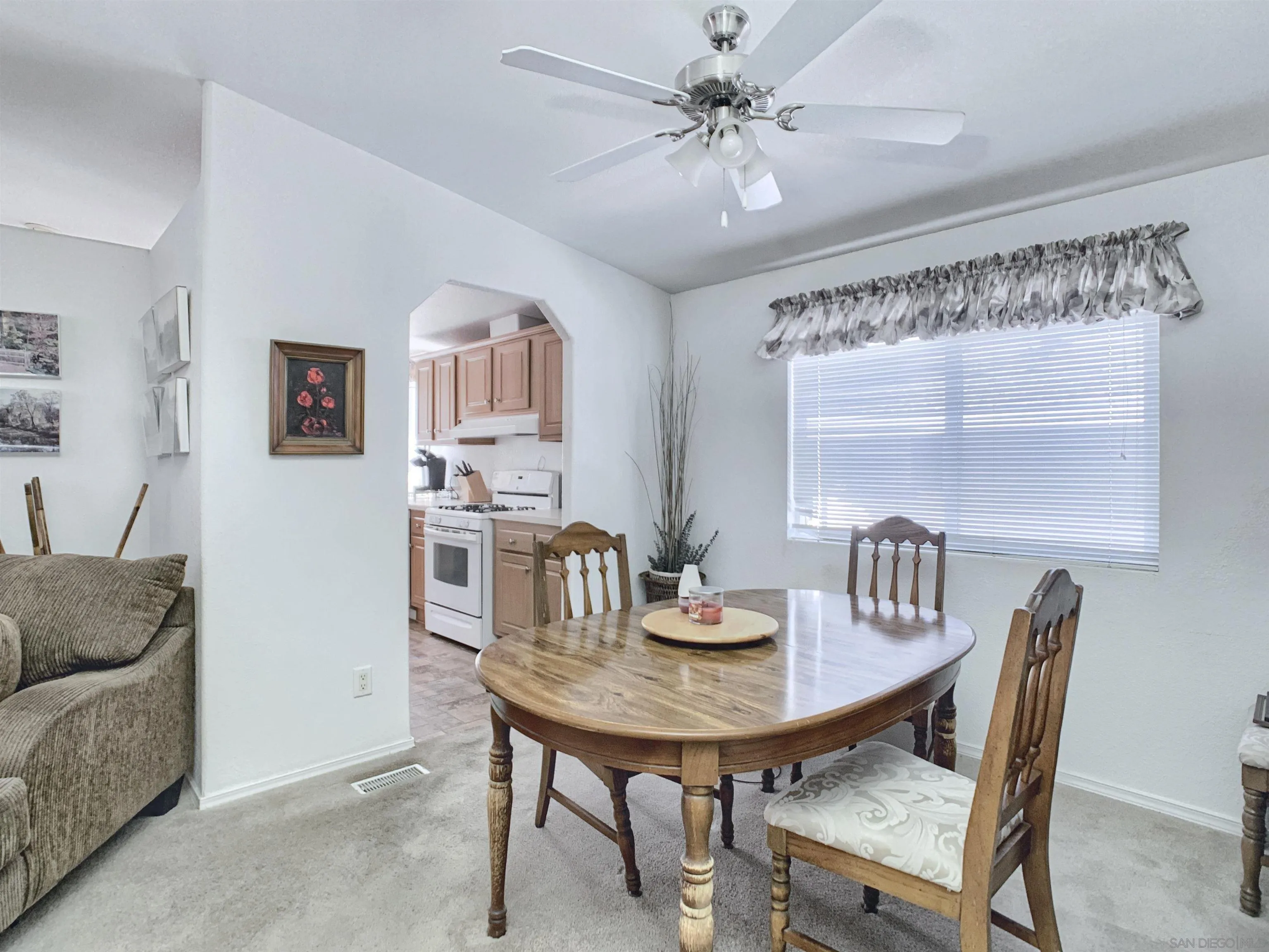 3505 Alpine Boulevard, Unit 57 Alpine, CA 91901 - Photo 10 of 28 Dining area that opens to the Living Room.