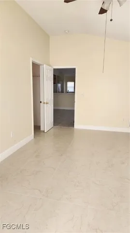 a view of an empty room