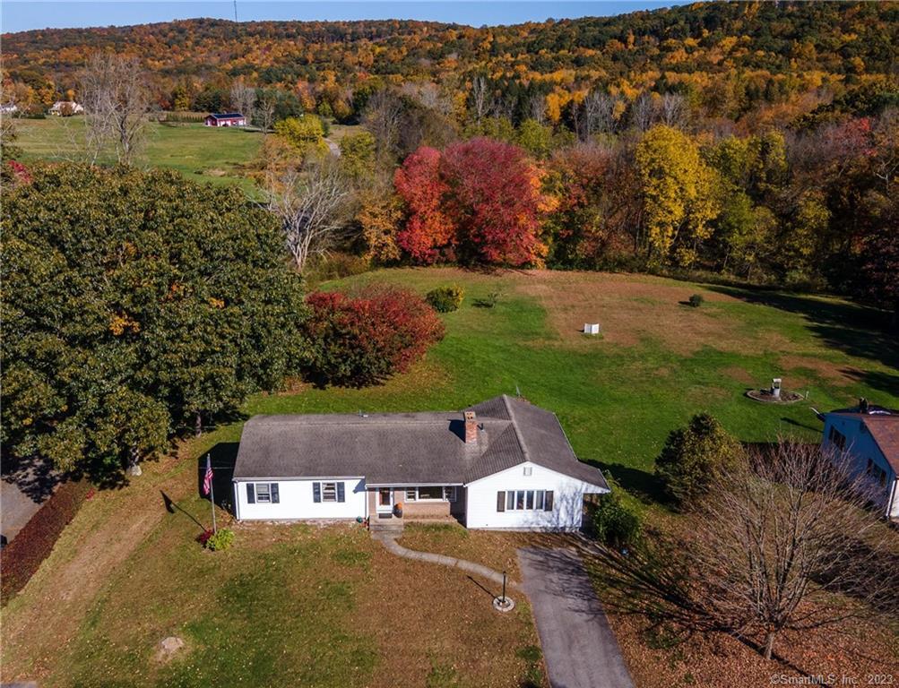 141 Norwich-Lebanon Road Franklin, CT 06254 - Photo 1 of 1 an aerial view of residential house with outdoor space