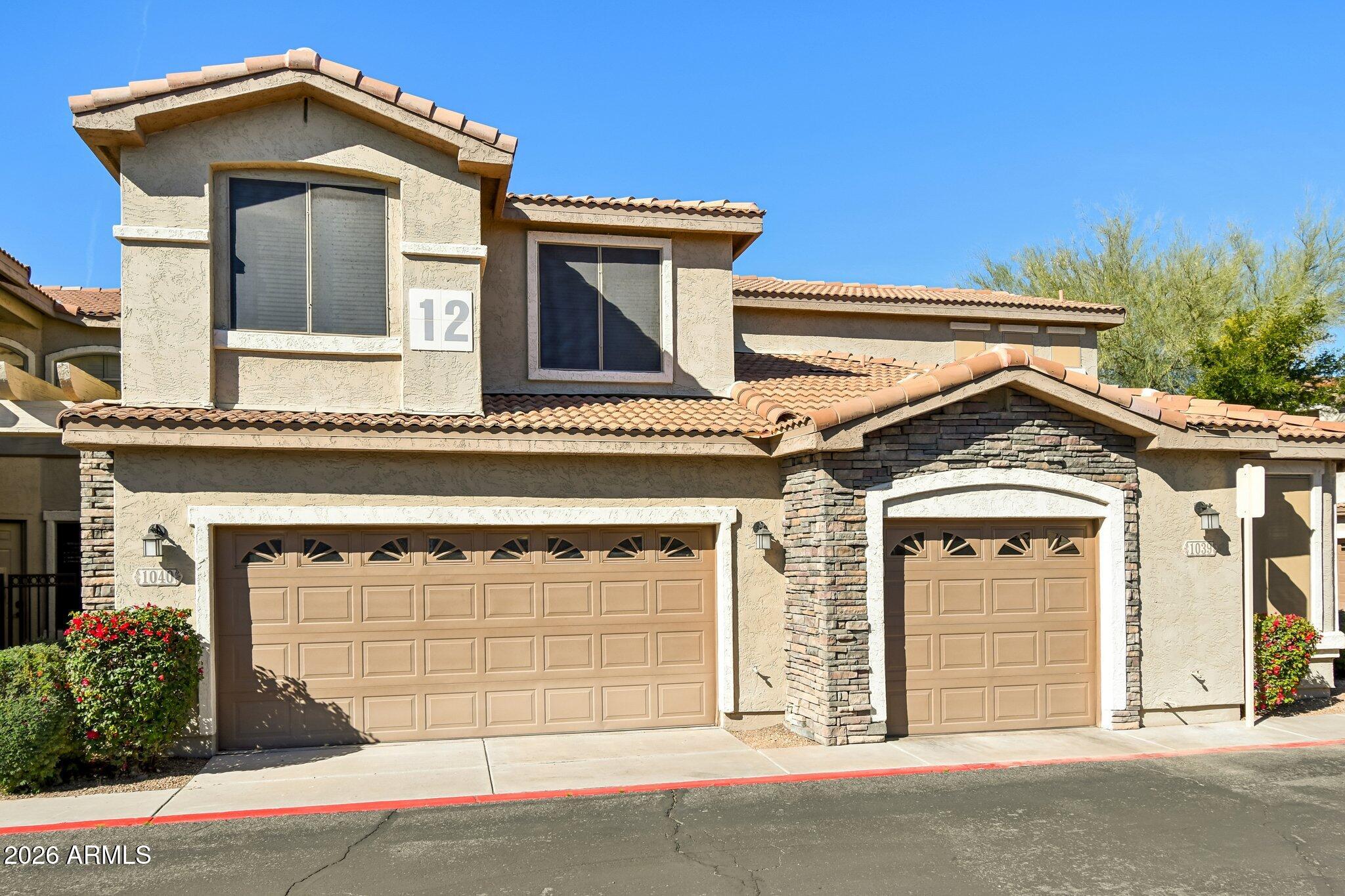 a view of a house with a outdoor space
