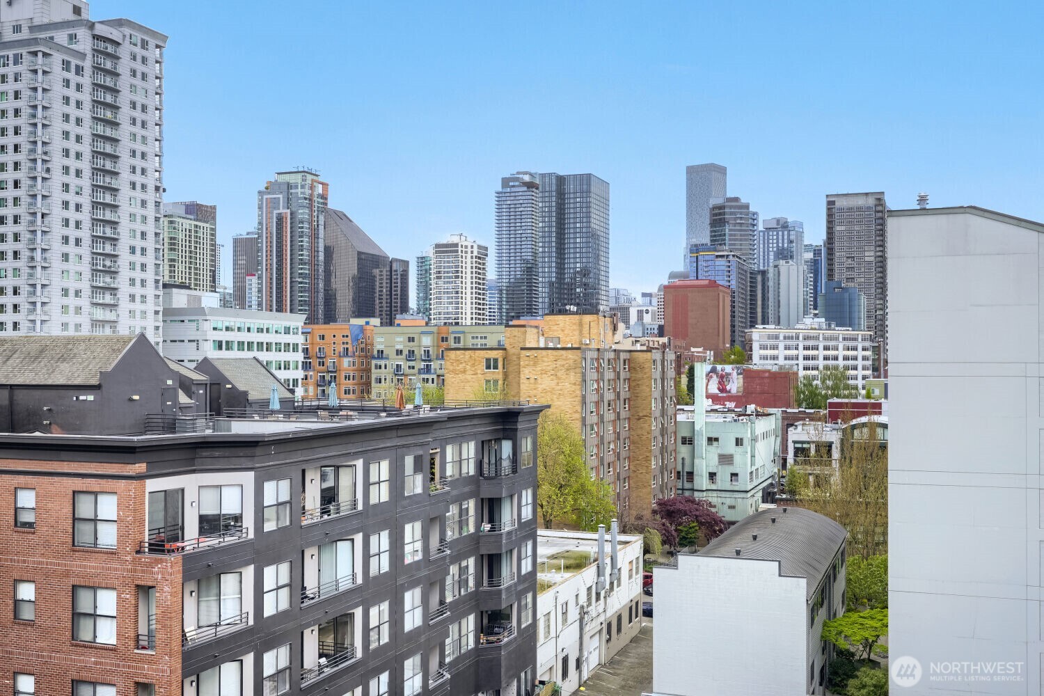 76 Cedar Street, Unit 1109 Seattle, WA 98121 - Photo 27 of 28 a view of a city with tall buildings