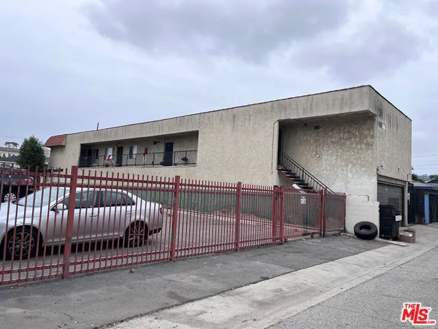 a view of a house with a balcony