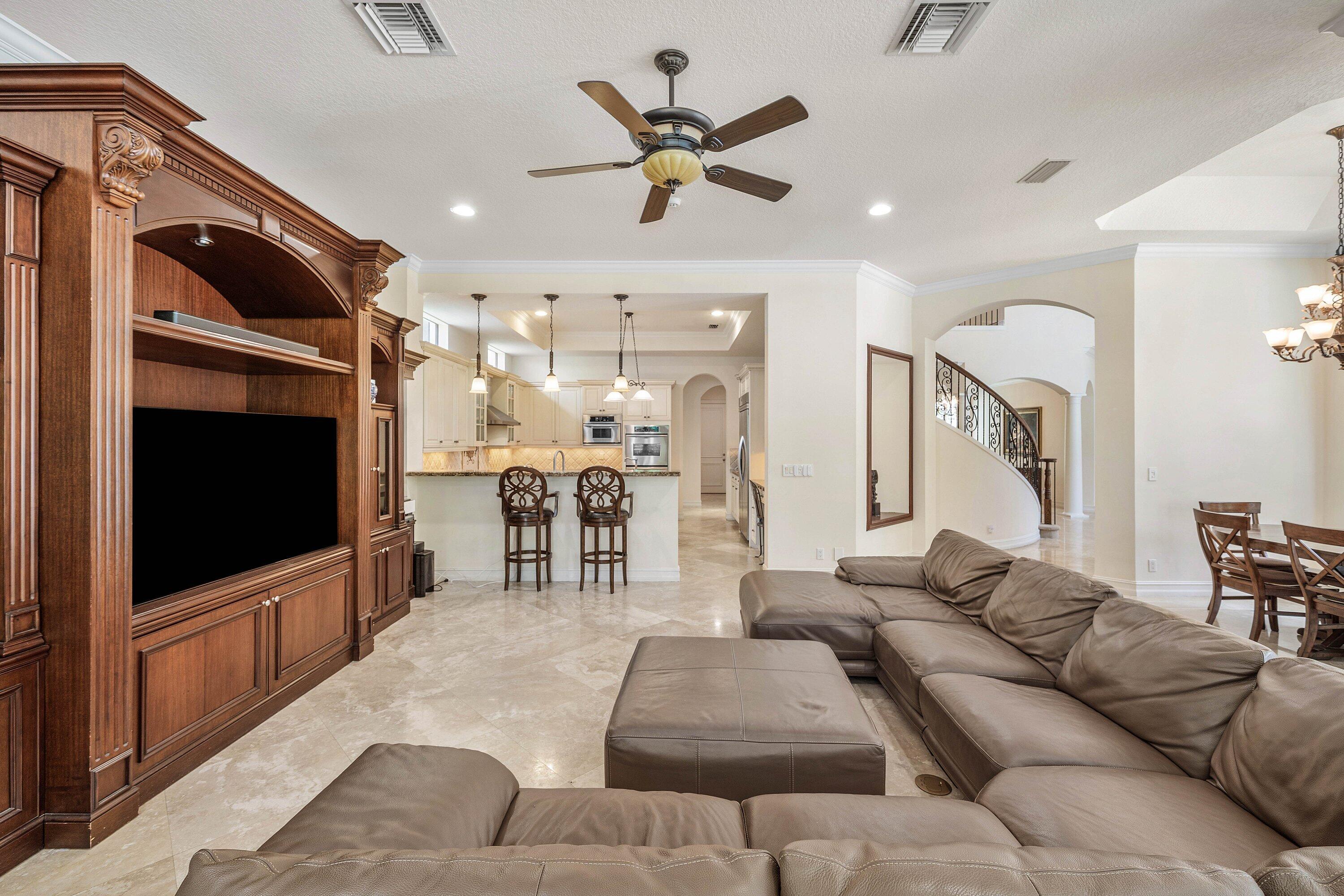 17738 Lake Azure Way Boca Raton, FL 33496 - Photo 15 of 51 Family-Room-to-Kitchen