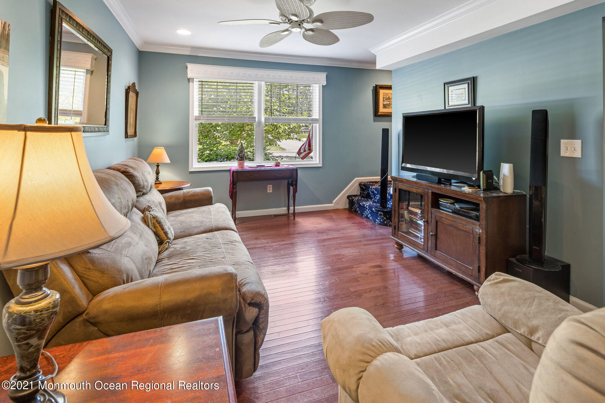 245 Crows Nest Road Manahawkin, NJ 08050 - Photo 18 of 79 a living room with furniture and a flat screen tv