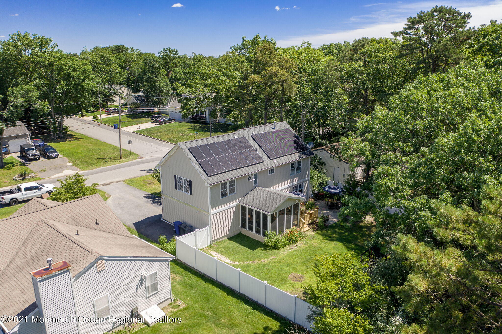 245 Crows Nest Road Manahawkin, NJ 08050 - Photo 45 of 79 an aerial view of a house with a big yard