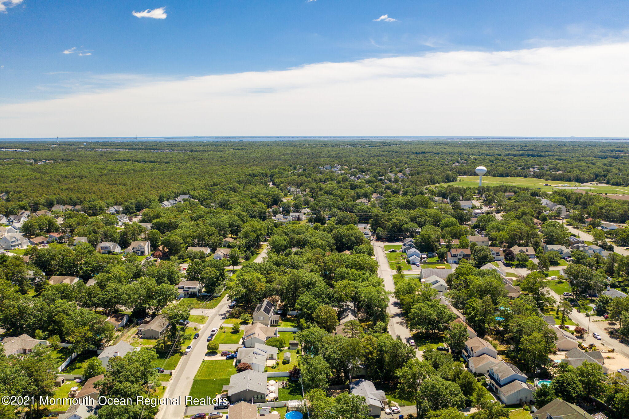 245 Crows Nest Road Manahawkin, NJ 08050 - Photo 76 of 79 an aerial view of residential houses with outdoor space and trees