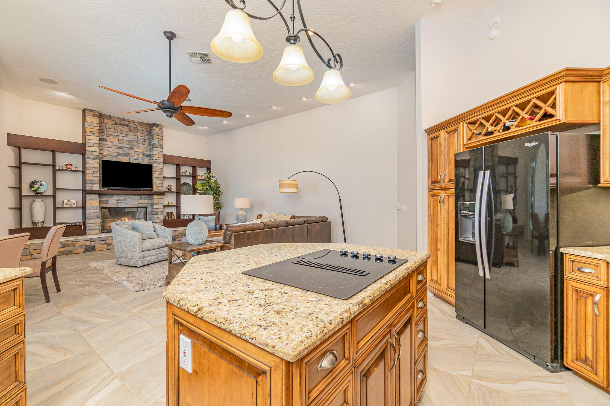 789 Oak Park Drive Melbourne, FL 32940 - Photo 19 of 44 a kitchen with a counter top space appliances and cabinets