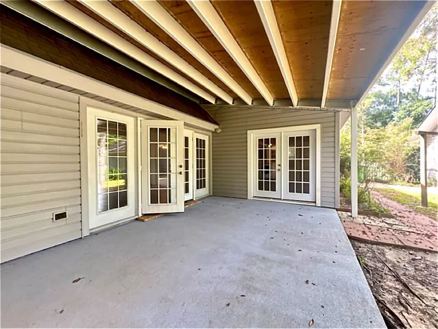 a view of a house with a porch