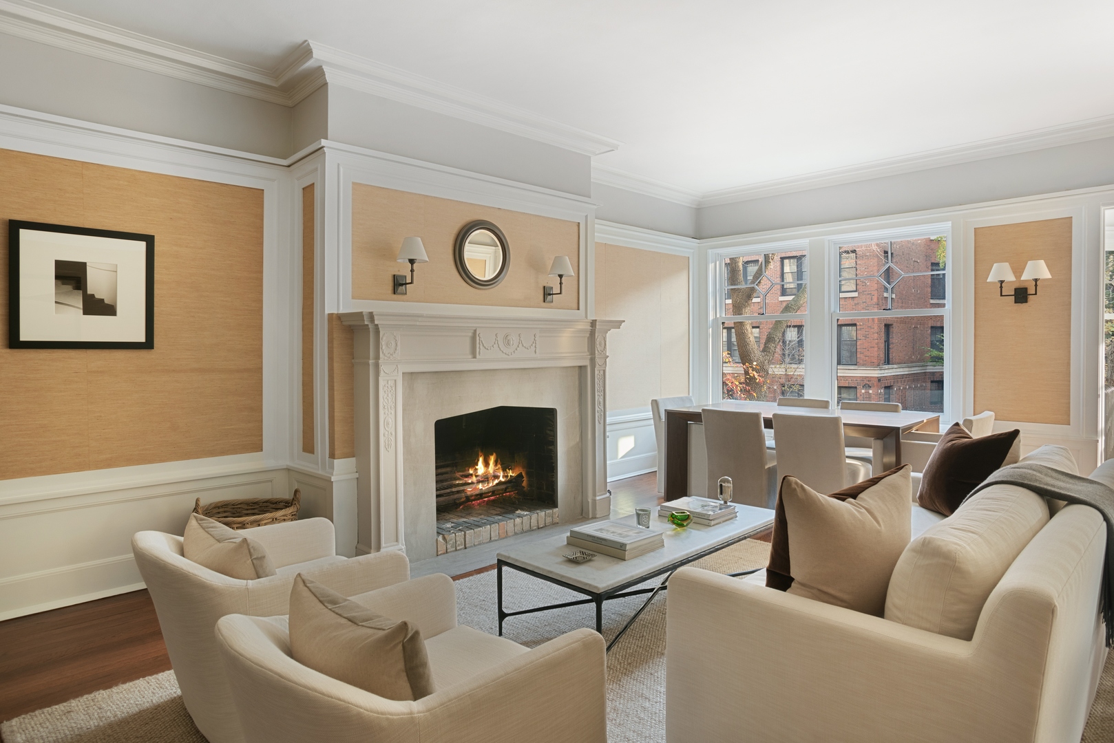 322 West Belden Avenue, Unit 1W Chicago, IL 60614 - Photo 3 of 24 a living room with furniture and a fireplace